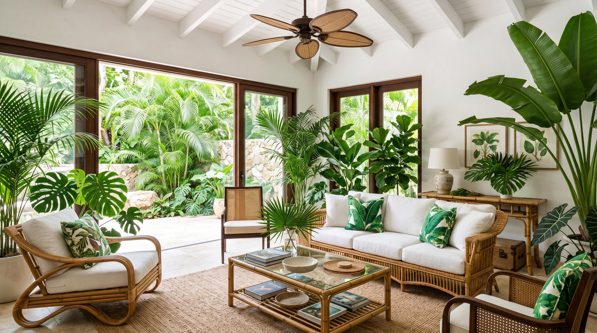 Phong cách Nhiệt Đới Tropical - nội thất AuNi Bùi