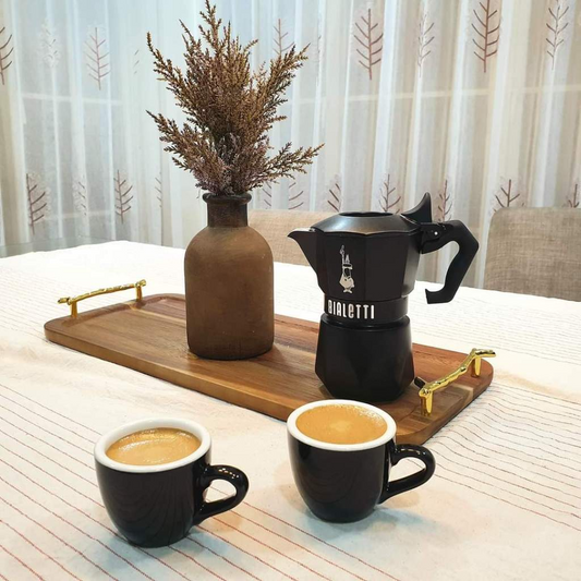 Ấm Pha Cà Phê Bialetti Brikka Noir (2 Cup) – Phiên Bản Đen Huyền Bí
