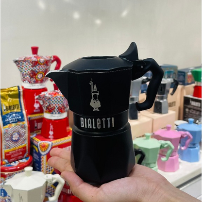 Ấm Pha Cà Phê Bialetti Brikka Noir (2 Cup) – Phiên Bản Đen Huyền Bí