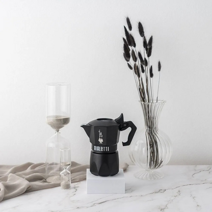 Ấm Pha Cà Phê Bialetti Brikka Noir (2 Cup) – Phiên Bản Đen Huyền Bí