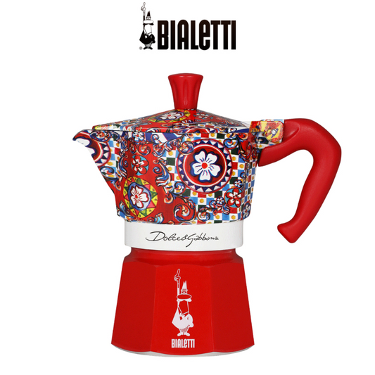 Ấm Pha Cà Phê Bialetti Moka Express x Dolce&Gabbana – Phép Màu Họa Tiết Sicilia