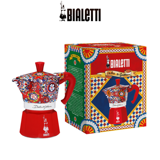 Ấm Pha Cà Phê Bialetti Moka Express x Dolce&Gabbana – Phép Màu Họa Tiết Sicilia