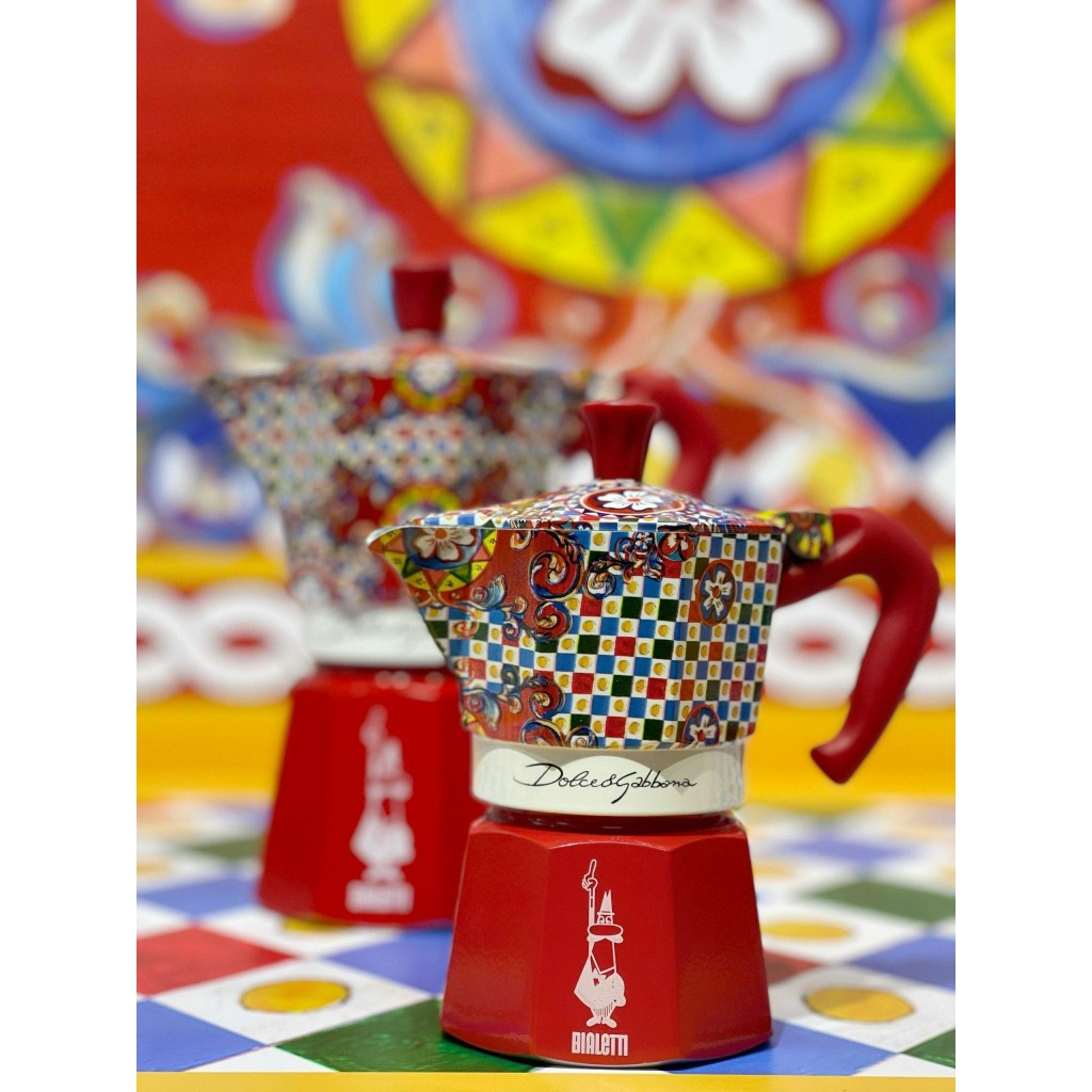 Ấm Pha Cà Phê Bialetti Moka Express x Dolce&Gabbana – Phép Màu Họa Tiết Sicilia