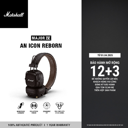 Tai Nghe Bluetooth Marshall Major IV