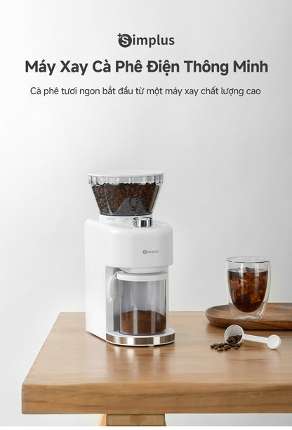 Simplus Máy Xay Cà Phê Điện Để Bàn 35 Mức Độ MDJH004