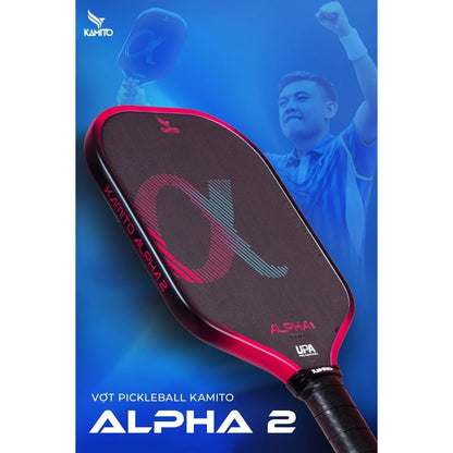 Vợt Pickleball Kamito Alpha 2 - mặt vợt Carbon Toray