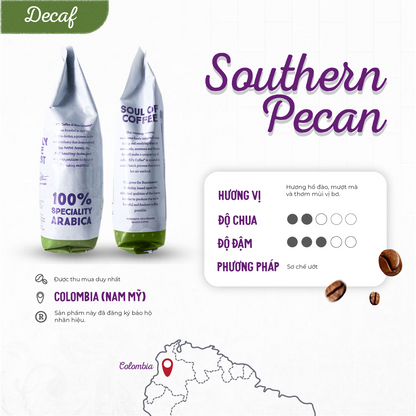 Cà Phê Hạt Decaf Southern Pecan PJ's Coffee