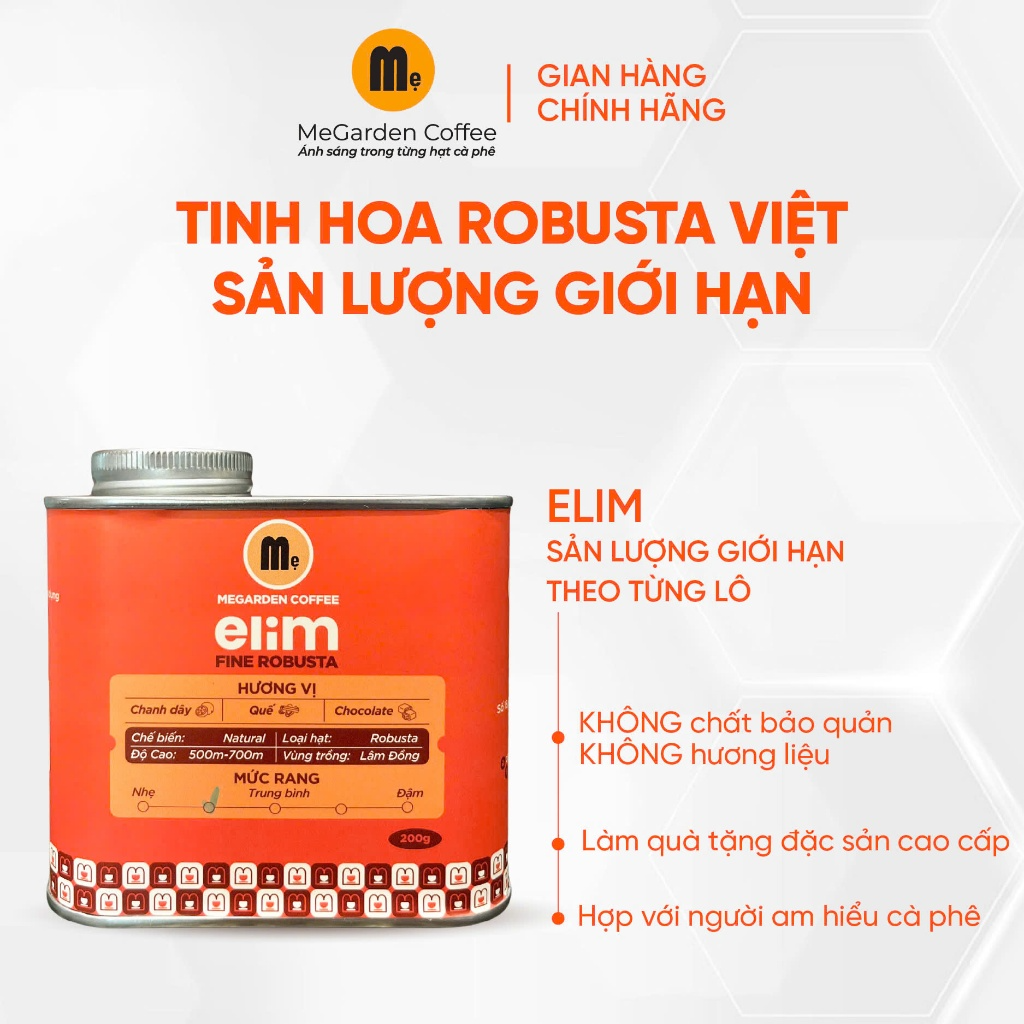 ELIM Fine Robusta MeGarden Coffee