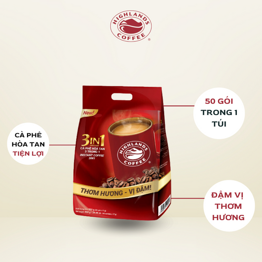 Cà Phê Sữa Highlands Coffee 3in1 Hòa Tan