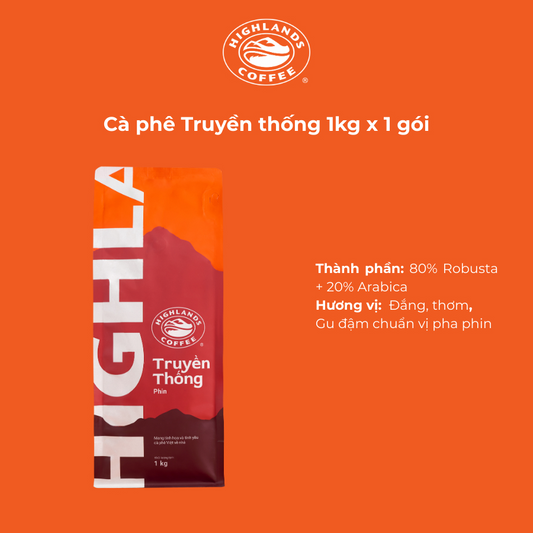 Cà Phê Rang Xay Truyền Thống Highlands Coffee