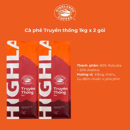 Cà Phê Rang Xay Truyền Thống Highlands Coffee